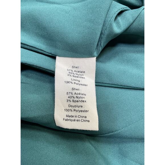 L'Agence 'Chamberlain' Green Acetate Blazer Size 2 - Picture 5 of 5